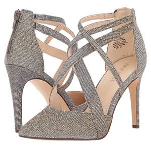 Nine West Zorever Sparkle Heels Size 8.5M